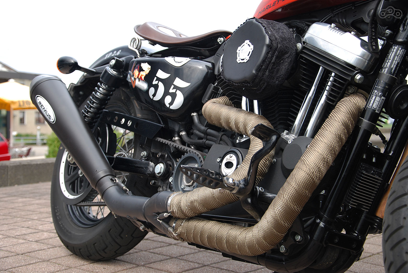 Remus fullsystem exhaust Harley Davidson. 