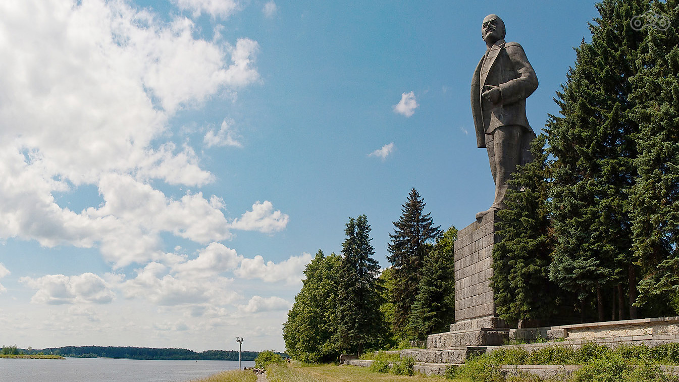 Памятник Ленину в Дубне – путешествия на мото