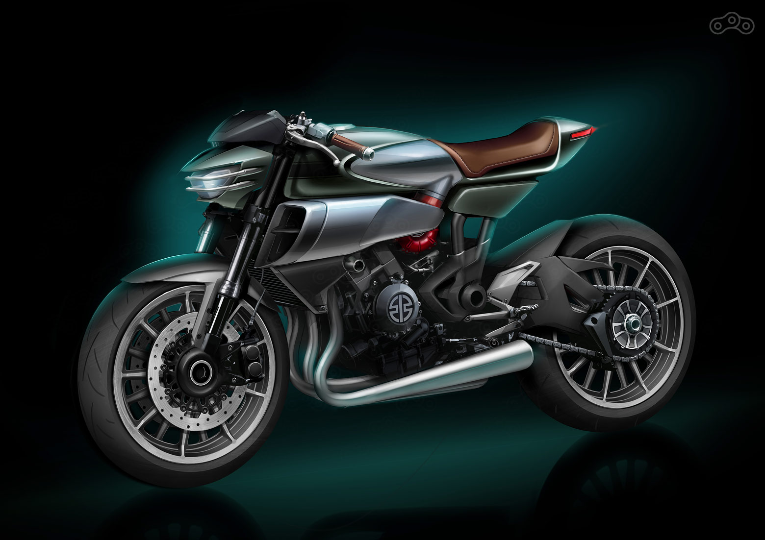 Kawasaki SC-01 Spirit Charger концепт мотоцикла 2015 года от Кавасаки 