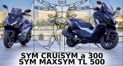 SYM CRUiSYM 300 и SYM MAXSYM TL 500: Сравнительный тест тайваньских макискутеров