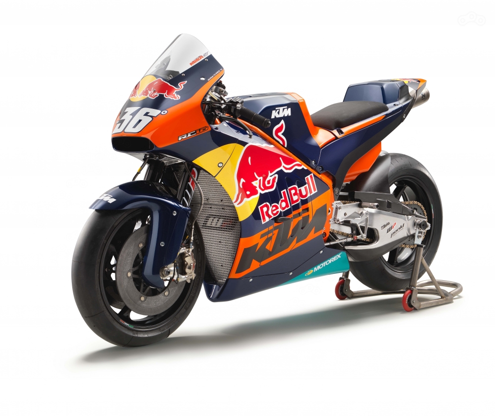 Гоночный мотоцикл KTM RC 16 в официальной расцветке MotoGP